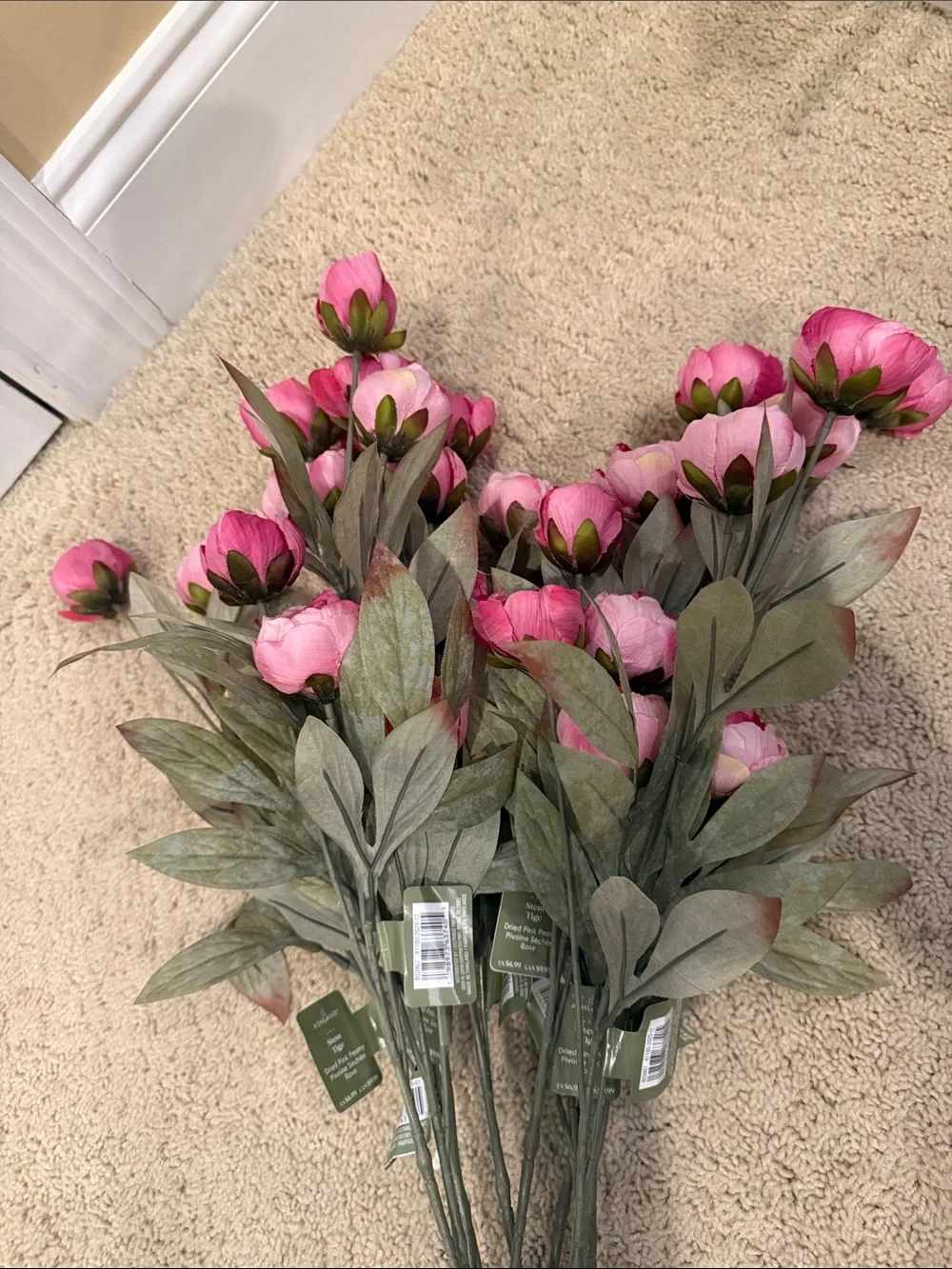 Michaels Pink Artificial Peony Stem Bundle